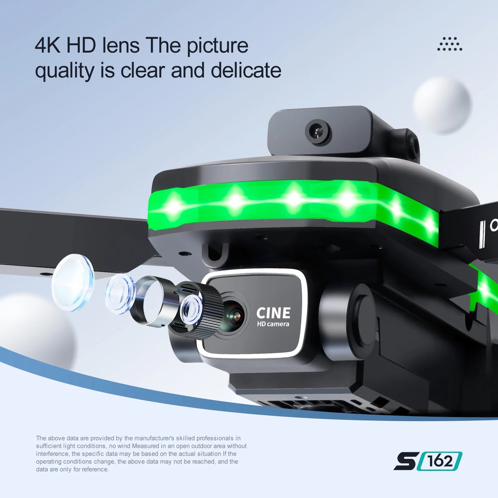 S162 Drone with 3 Batteries,Obstacle Avoidance,Rc Quadcopter for Beginners, Black